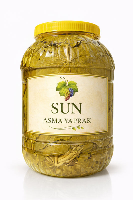 Salamura Asma Yaprak 5 LT – İnce Damarsız Sultaniye Bağ Yaprağı